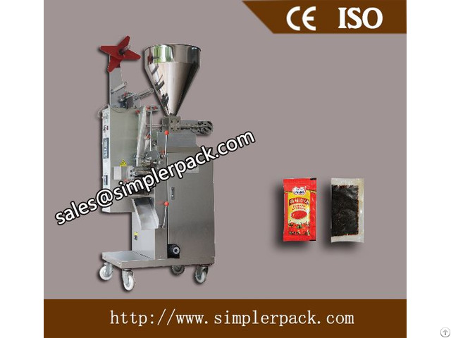 Thick Liquid Spices Tomato Ketchup Packaging Machine