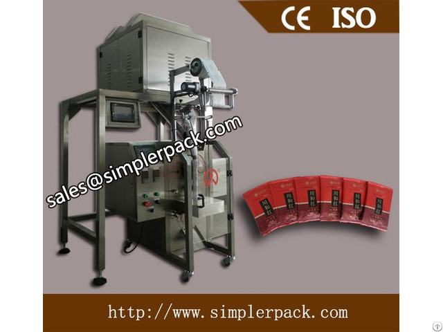 Back Seal Salt Sugar Packing Machine Fully Automatic