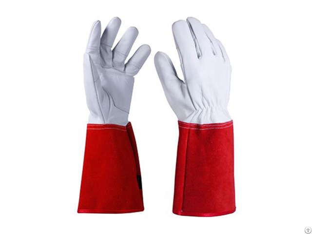 Cowhide Safety Work Gloves Clg 04