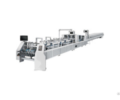 A Zh 850h Automatic Small Box Gluer High Quality Folding Carton Gluing Machine