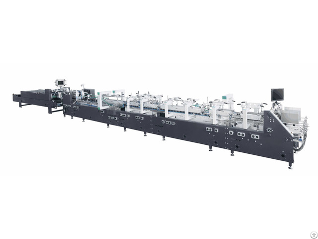 A Zh 1100s High Speed One Side Box Gluing Folding Machine