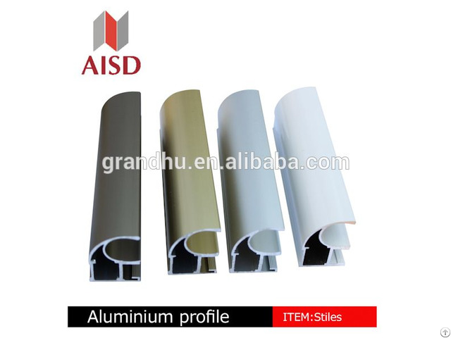 Aluminium Frame Profile Wood Colour