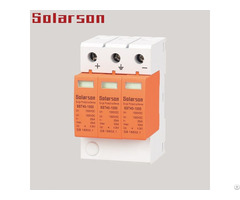 1000vdc Surge Protective Device Spd Type Ii 3p For Solar System Imax 40ka