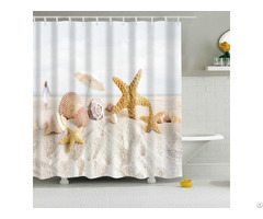 Beautiful White Shower Curtain