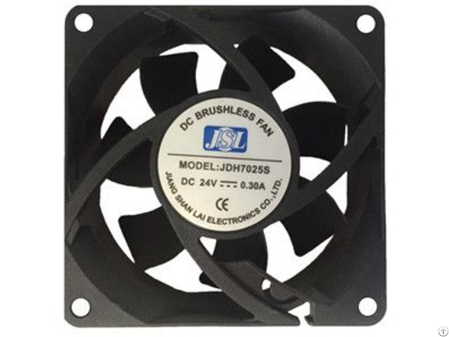 Jsl Factory Direct Supply Plastic Hot Sale Dc Axial Fan Ventilation 7025