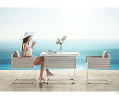 High End Outdoor Dining Table Chair