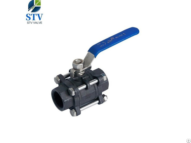 3pc Carbon Steel Ball Valve 1000 Psi 316 Trim Npt End