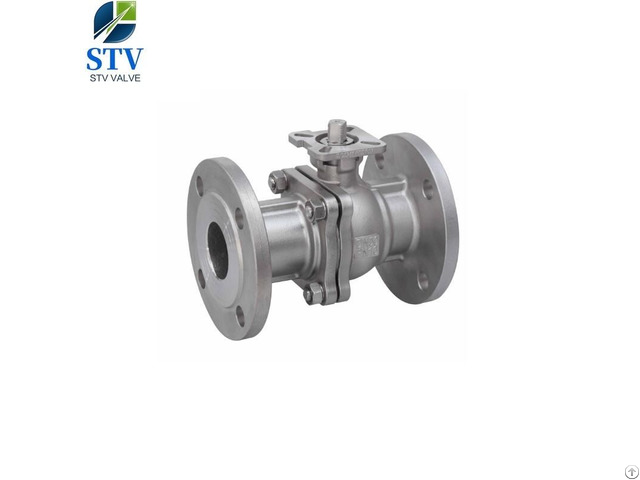 Carbon Steel Flange Ball Valve Dn50 150lb 304 Trim Rf End