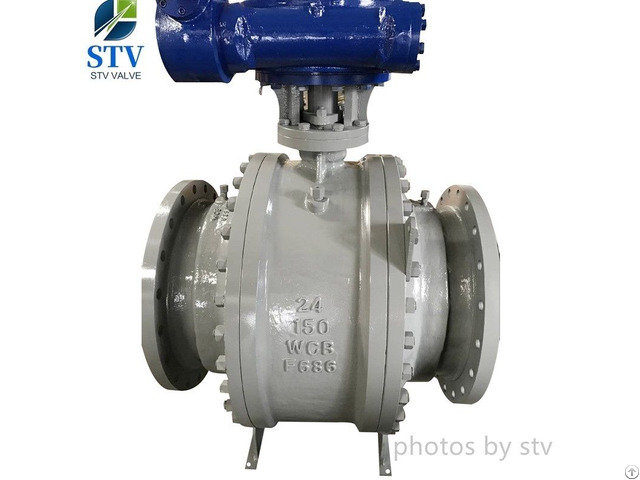 Cast Steel Ball Valve Full Bore Trunnion Mounted 24 Inch 150lb