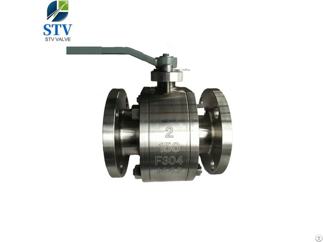 150lb Forged Steel Ball Valve F304 Body Reducer Bore Flange End