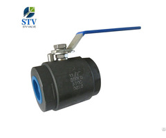 2pc Forged Steel Floating Ball Valve Astm A105 Npt 800lb Peek Seat