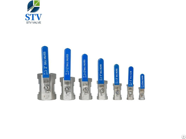 1pc Ball Valve Reducer Port Cf8 Body Lever Operated