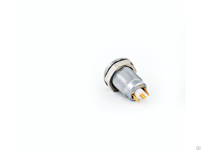 Push-pull Self-latching S Series Ern 00 250 Ctl Single Pin Coaxial Connector With Earthing Tag