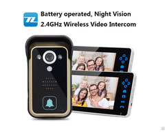 Wireless Video Doorphone With 7inch Monitor