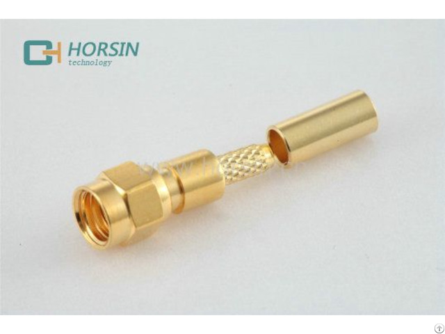 Smc Male Coaxial Connector For Rf Cable Rg316 Rg174 Rg402