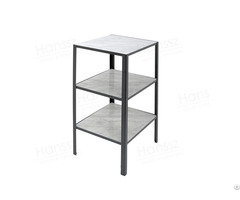 Square Bracket Contemporary Marble Shelves