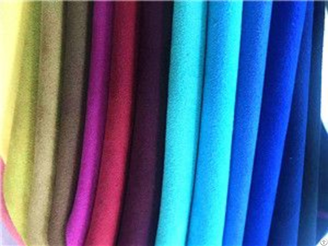 Soft Multi Color Suede Leather Nonwoven Lining For Shoe Boots Bag