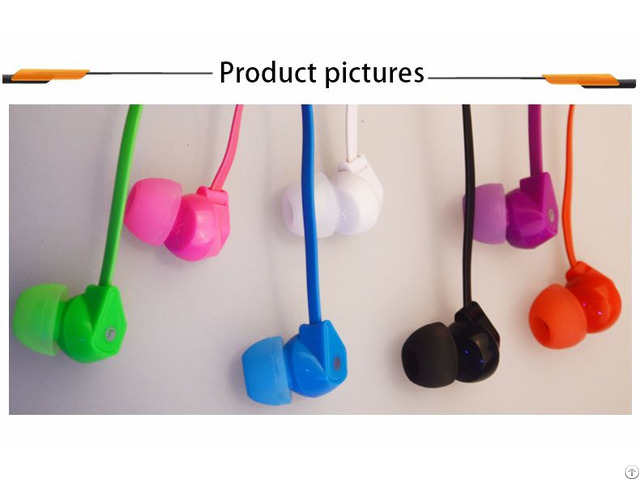 Hifi Stereo Plastic Cheap In Ear Noodle Cable Earbuds Custom Colorful Earphone With Mic