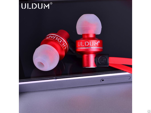 Premium Sound Lantern Shape Flat Metal Earphoneas Christmas Gift