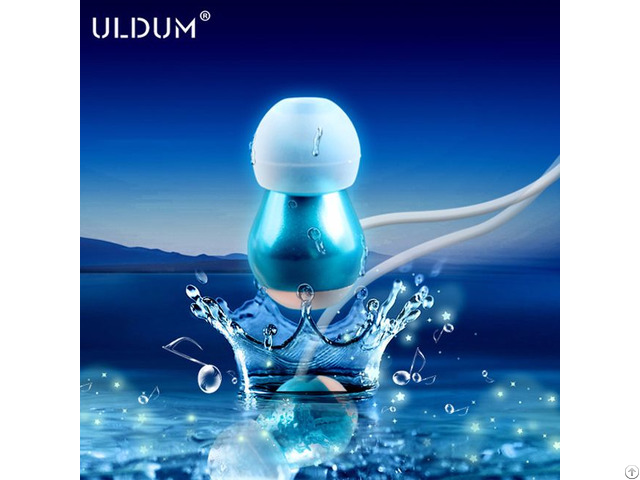 Metal Earphone For Iphone 5 Earphones Water Drop Shape In Ear Headphone With Microphone