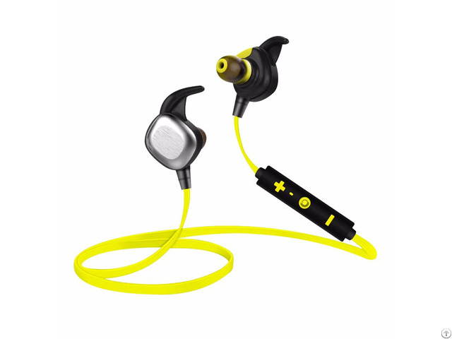 Sports Wireless Bluetooth Headset Earphone With Mictpe Material