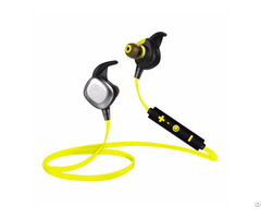 Sports Wireless Bluetooth Headset Earphone With Mictpe Material