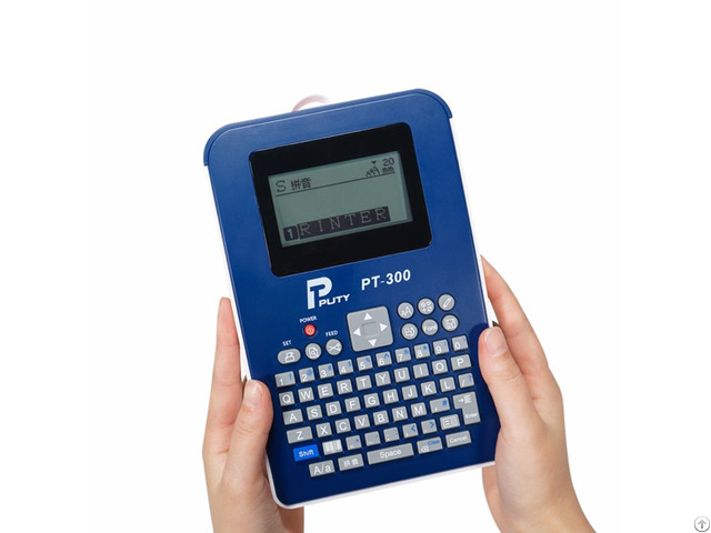 18mm Size Puty Pt 300 Mini Battery Powered Portable Handheld Label Maker Printer