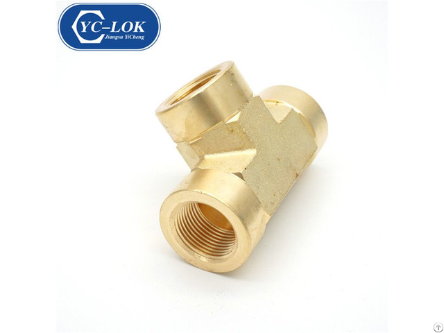 Cheap Brass Elbow Bspt Female Tee Tube Fittings Tubing Connector