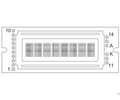 Monochrome Lcm Character Type Plc0801bw