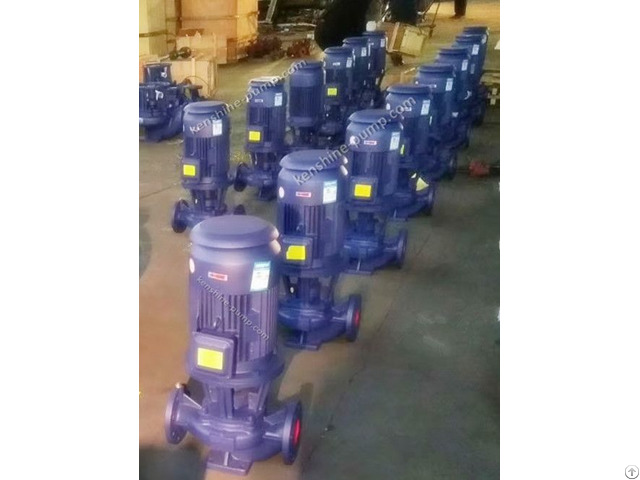 Isgb Vertical Pipeline Centrifugal Pump Easy Disassembly Installation