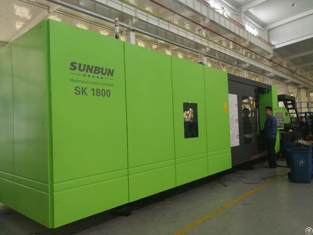 Sk1800 Sunbun Dustbin Central Locking Structure Injection Molding Machine